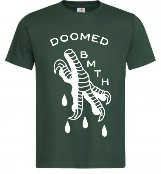 Чоловіча футболка Doomed Bring Me the Horizon Темно-зелений фото