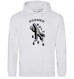 Чоловіча толстовка (худі) Doomed Bring Me the Horizon Сірий меланж фото