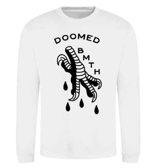 Світшот Doomed Bring Me the Horizon Білий фото