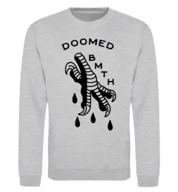 Свитшот Doomed Bring Me the Horizon Серый меланж фото