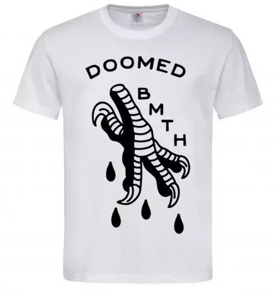 Чоловіча футболка Doomed Bring Me the Horizon Білий фото