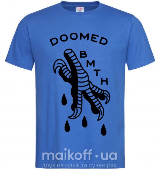 Мужская футболка Doomed Bring Me the Horizon Ярко-синий фото