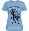 Жіноча футболка Doomed Bring Me the Horizon Блакитний фото