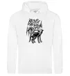 Жіноча толстовка (худі) Bring Me the Horizon Wolf bones Білий фото