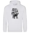 Жіноча толстовка (худі) Bring Me the Horizon Wolf bones Сірий меланж фото