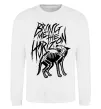 Свитшот Bring Me the Horizon Wolf bones Белый фото
