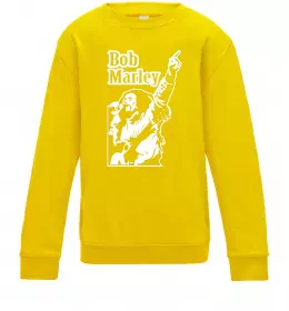Детский Свитшот Bob Marley Солнечно желтый фото