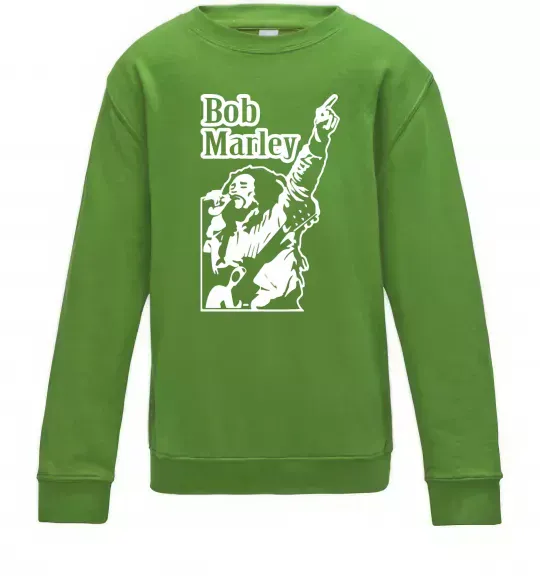 Дитячий світшот Bob Marley Лаймовий фото
