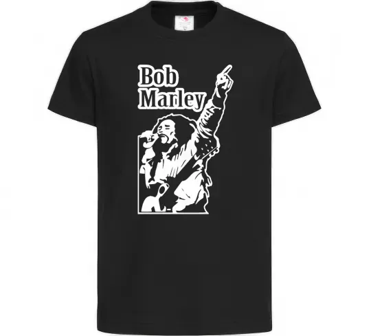 Дитяча футболка Bob Marley Чорний фото