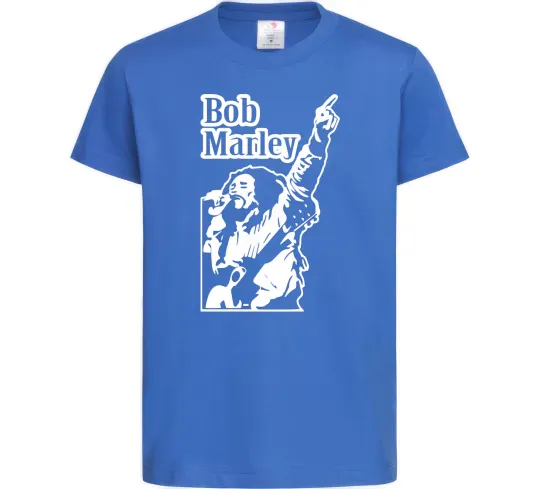 Дитяча футболка Bob Marley Яскраво-синій фото