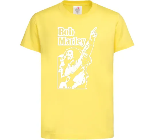 Дитяча футболка Bob Marley Лимонний фото
