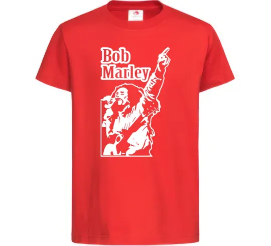 Дитяча футболка Bob Marley Червоний фото
