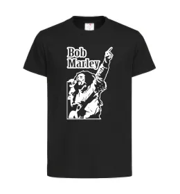 Дитяча футболка Bob Marley Чорний фото