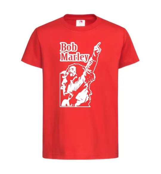Дитяча футболка Bob Marley Червоний фото