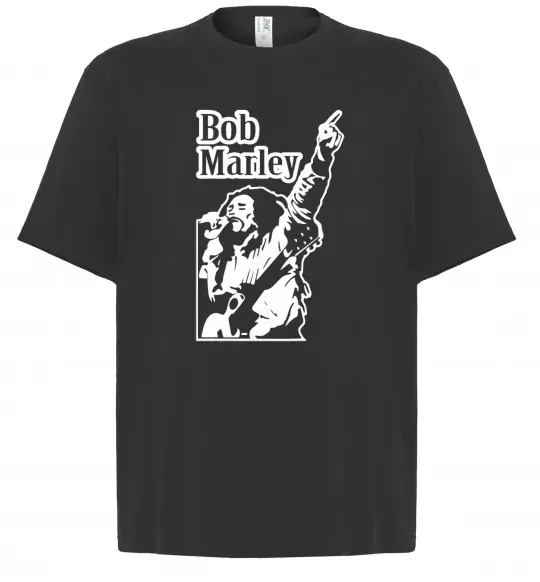 Футболка Оверсайз Bob Marley Черный фото