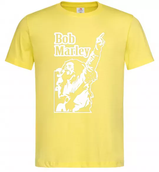 Мужская футболка Bob Marley Лимонный фото