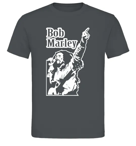 Мужская футболка Bob Marley Графит фото