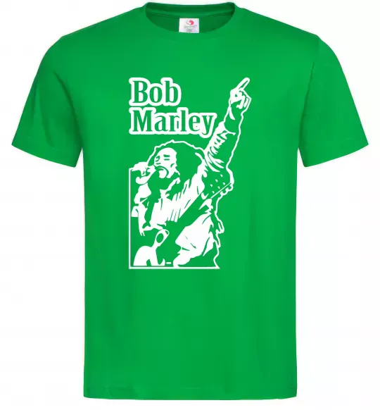 Мужская футболка Bob Marley Зеленый фото