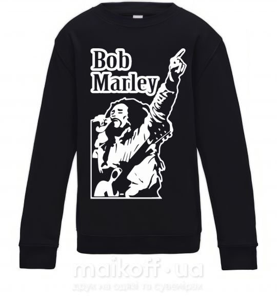 Дитячий світшот Bob Marley Чорний фото