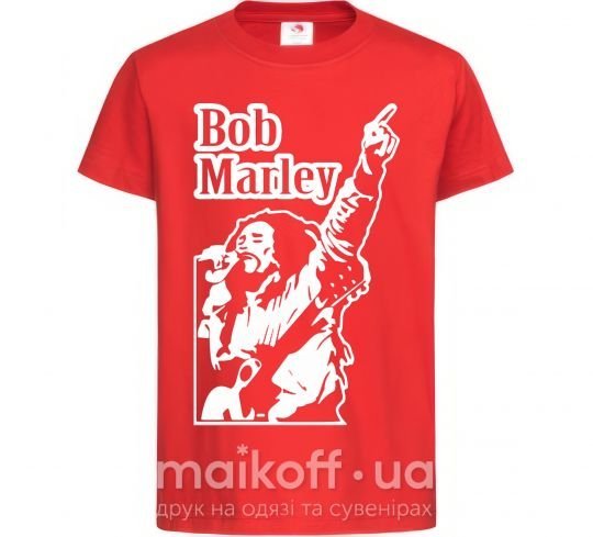 Детская футболка Bob Marley Красный фото