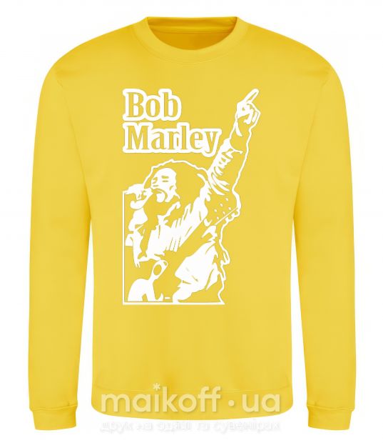 Свитшот Bob Marley Солнечно желтый фото