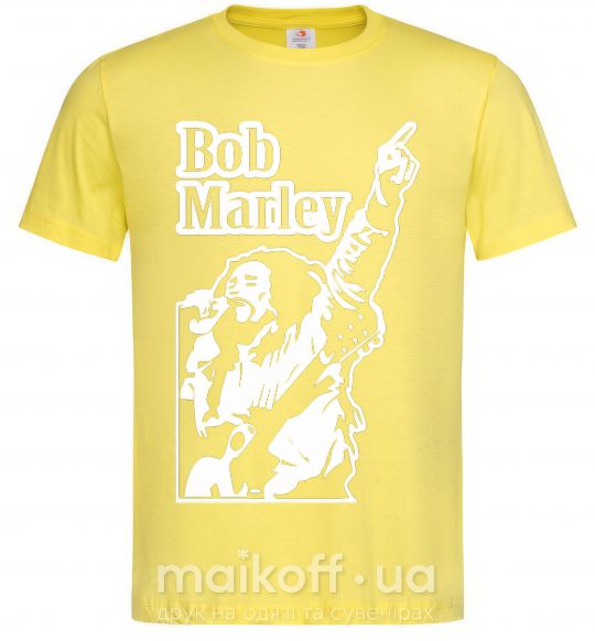 Чоловіча футболка Bob Marley Лимонний фото