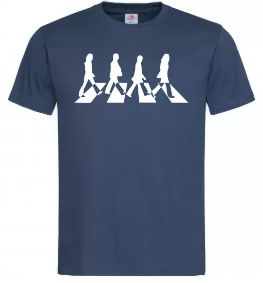 Мужская футболка The beatles Abbey Темно-синий фото