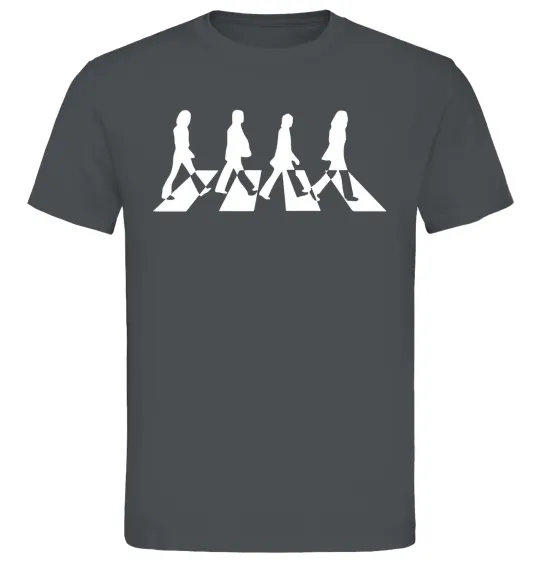 Мужская футболка The beatles Abbey Графит фото