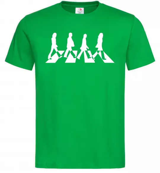 Мужская футболка The beatles Abbey Зеленый фото