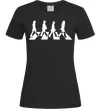 Женская футболка The beatles Abbey Черный Женская футболка The beatles Abbey Черный фото