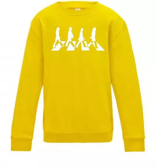 Детский Свитшот The beatles Abbey Солнечно желтый фото