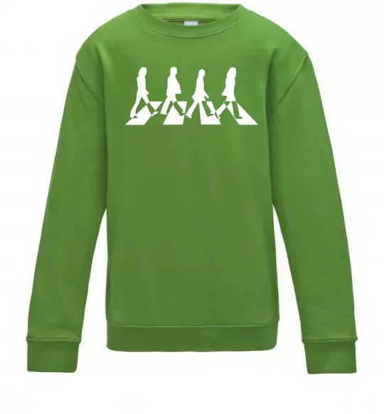 Детский Свитшот The beatles Abbey Лаймовый фото