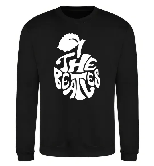 Світшот The beatles apple Чорний фото