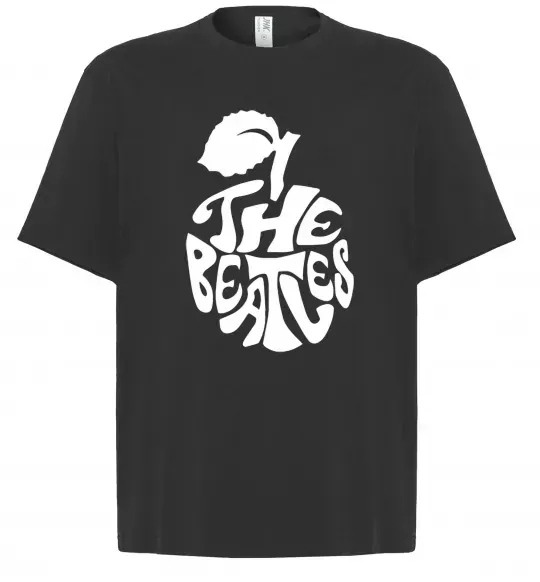 Футболка Оверсайз The beatles apple Черный фото