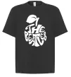 Футболка Оверсайз The beatles apple Черный фото