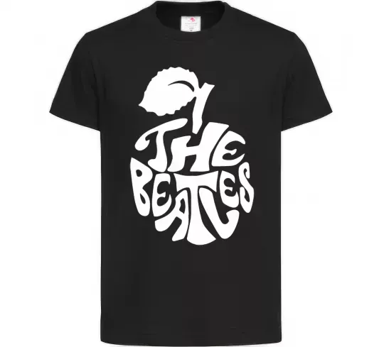 Детская футболка The beatles apple Черный фото