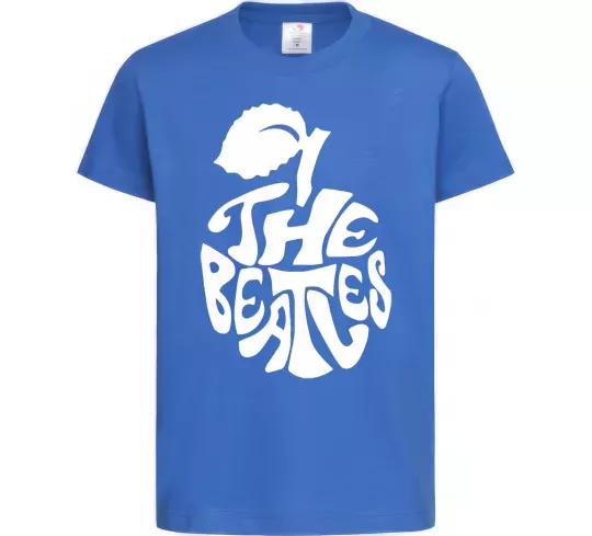 Детская футболка The beatles apple Ярко-синий фото