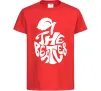 Детская футболка The beatles apple Красный Детская футболка The beatles apple Красный фото