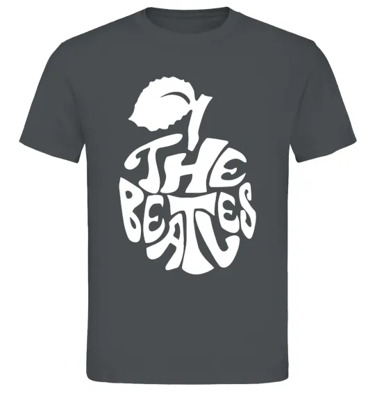 Чоловіча футболка The beatles apple Графіт фото