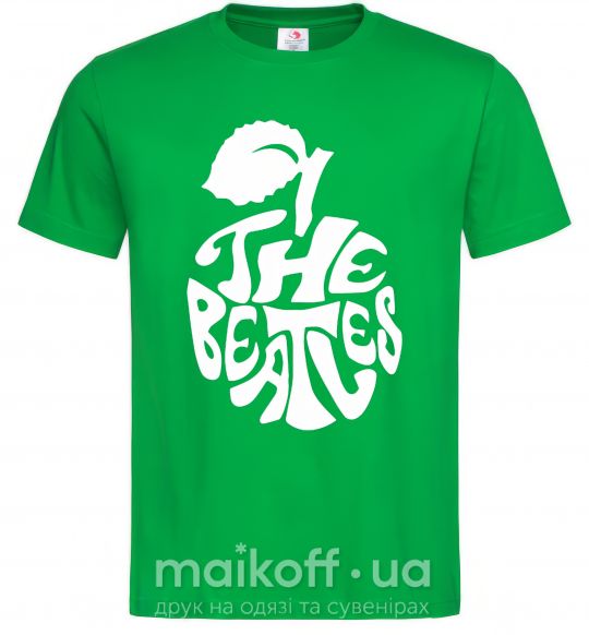 Чоловіча футболка The beatles apple Зелений фото