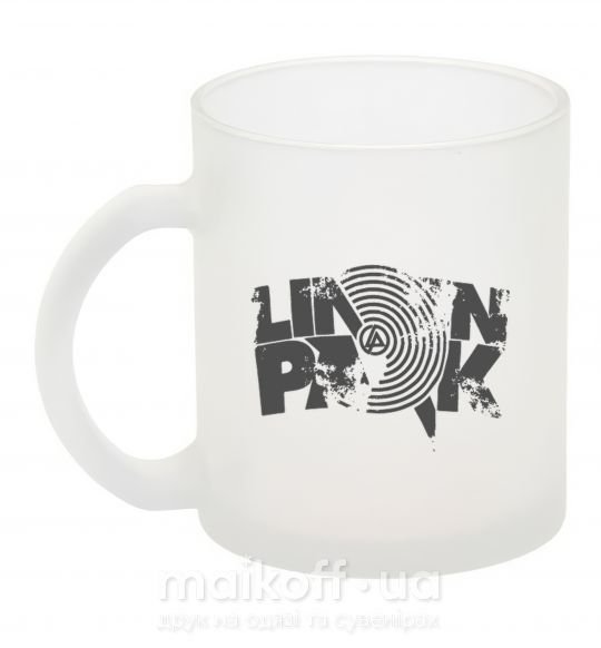 Чашка стеклянная Linkin park grey Фроузен фото