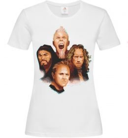 Жіноча футболка Metallika color faces