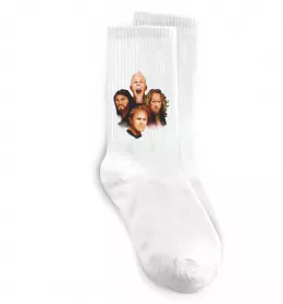 Носки Metallika color faces Белый фото