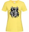 Жіноча футболка Metallika band of skeletons Лимонний фото