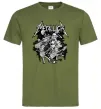 Чоловіча футболка Metallika band of skeletons Оливковий Чоловіча футболка Metallika band of skeletons Оливковий фото