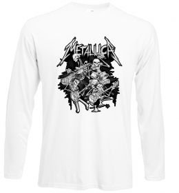 Лонгслив Metallika band of skeletons