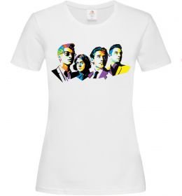 Женская футболка Arctic monkeys color