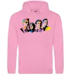 Мужская толстовка (худи) Arctic monkeys color Розовый фото