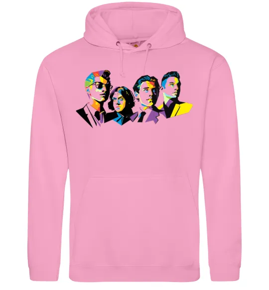 Жіноча толстовка (худі) Arctic monkeys color Рожевий фото