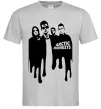 Мужская футболка Arctic monkeys figures Серый фото